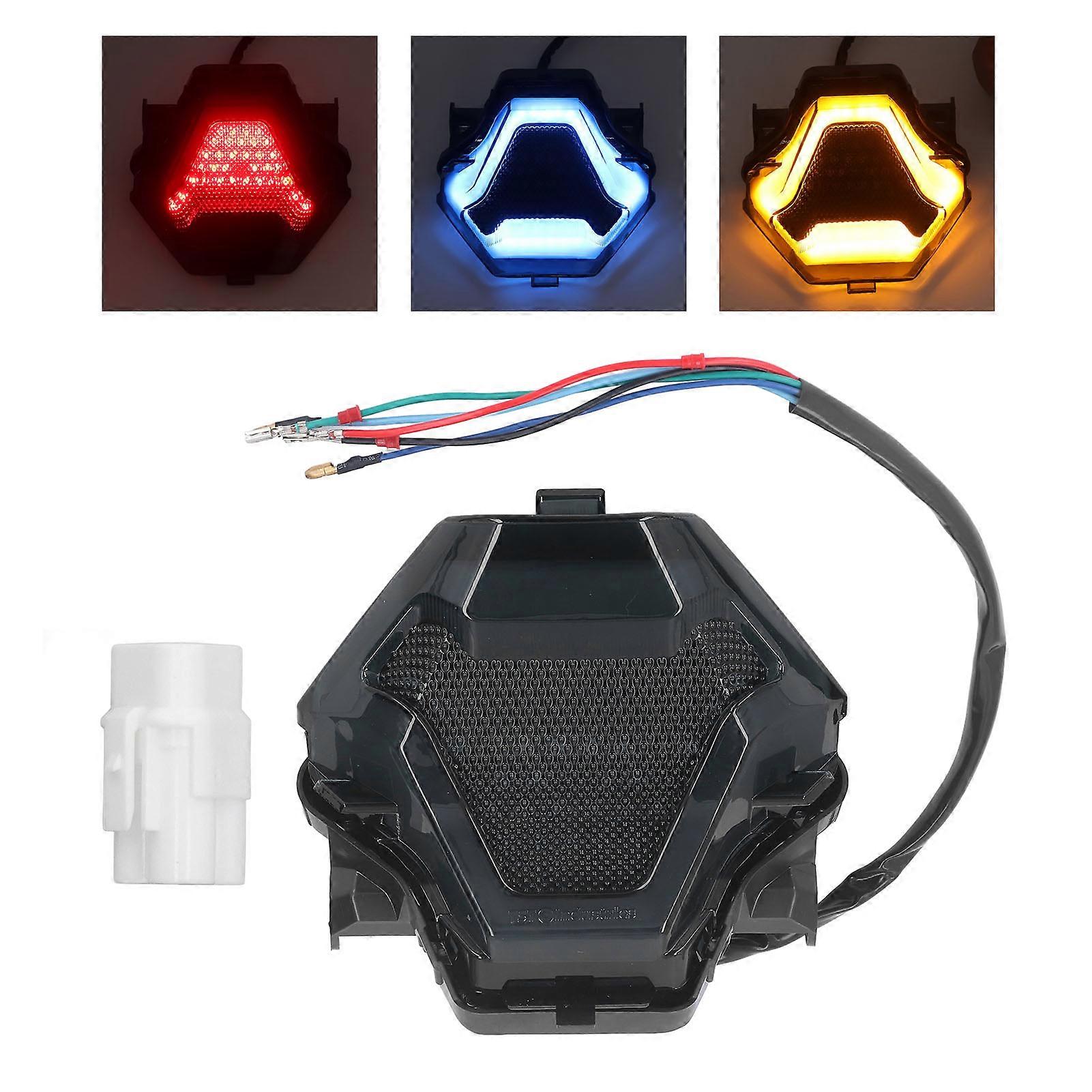 Motorcycle Integrated LED Tail Light Rear Turn Signals Indicator Brake Light for Y15ZR MXKING150 EXCITER150 E2U511