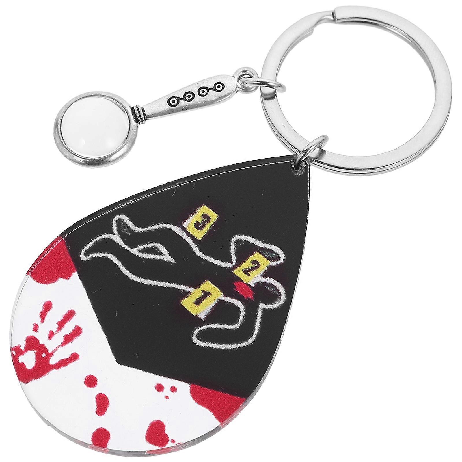 Magnifying Glass Pendant Key Ring Magnifier Key Ring Small Pocket Magnifier Novelty Keychain