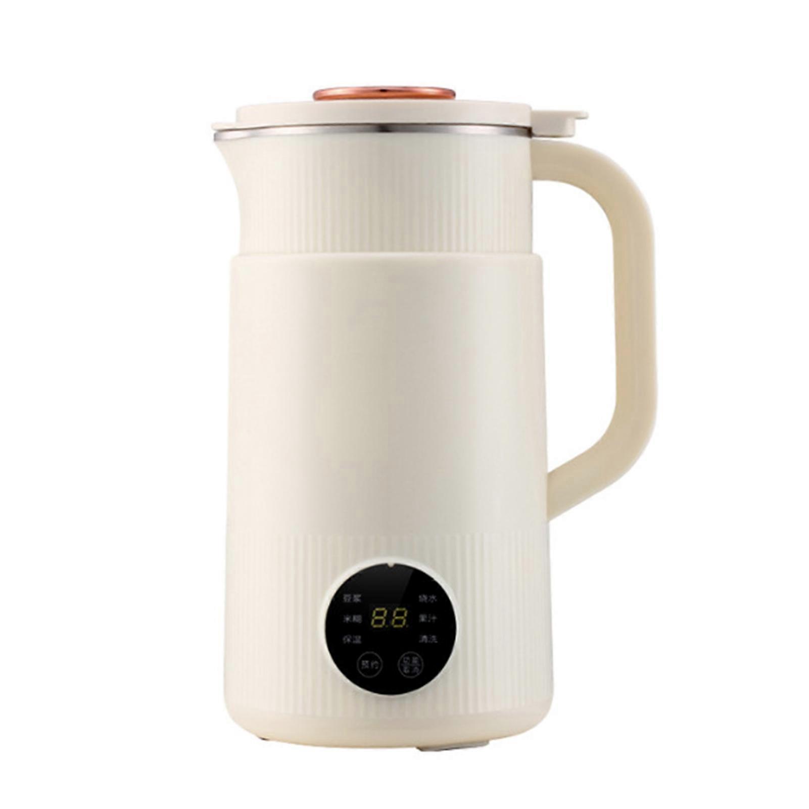 Nut Milk Maker Automatic Soy Machine with Sharp Blade Heat Preservation Function Safe to Use EU Plug Electric Homemade Almond Oat Machine