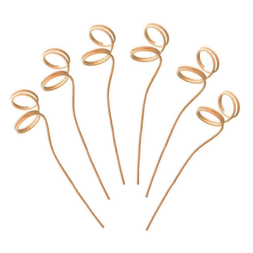 20PCS Rattan Aroma Diffuser Sticks Wavy Natural Fragrance Reed Diffuser Fire-free Aromatherapy Accessories Aroma Oil Diffuser Large Size Rattan Sticks