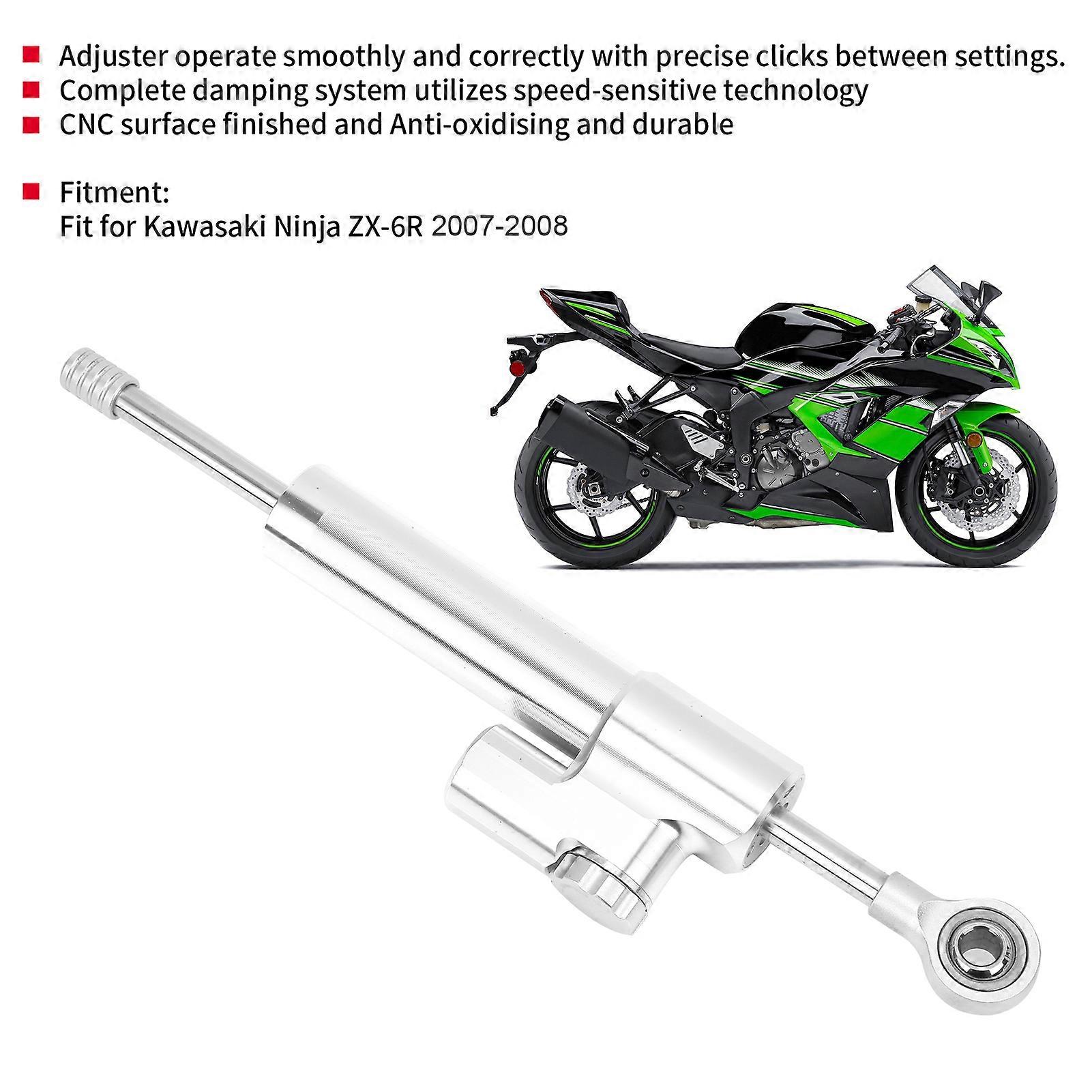 סוגר מייצב היגוי אופנוע מתאים לקוואסאקי נינג'ה ZX6R 20072008