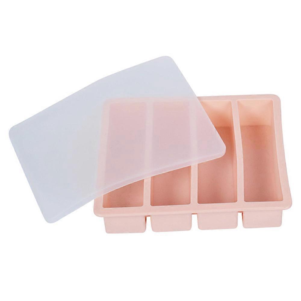 Silica gel ice cube mold with detachable cover can be reused, without BPA, suitable for bars and homes.