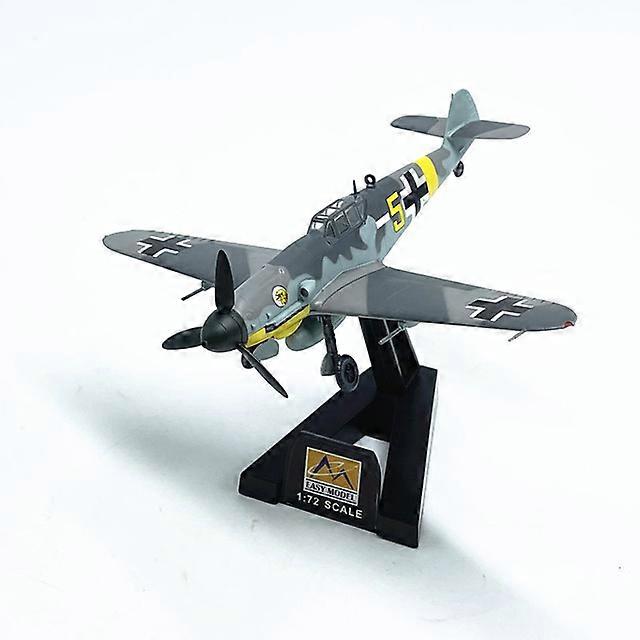 1/72 Scale German 109G-2 Fighter Aircraft Model 37255 Simulation Static Ornaments Toy Display Collection