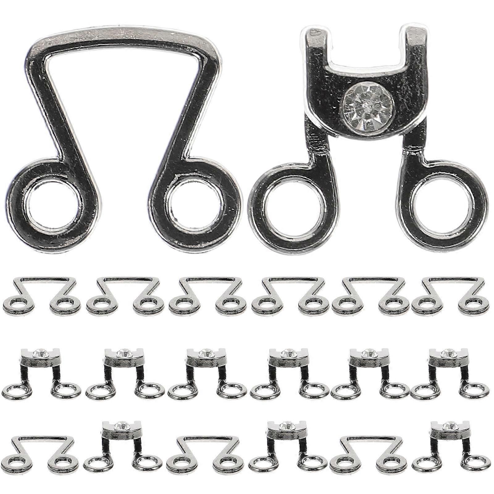 10pcs Sewing Hooks Eyes Closure Hooks Cheongsam Invisible Closure Hook for Clothes Pants Bra