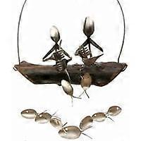 Campana de pesca barco de madera pesca