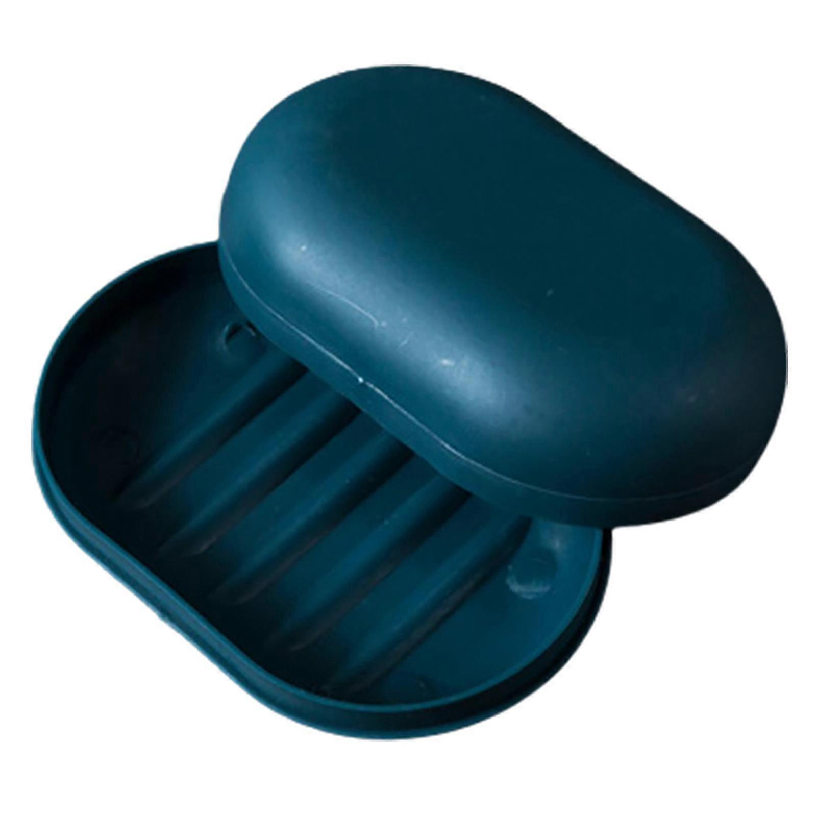 Soap Box Moisture Resistant Leak-proof Plastic Lid Design Soap Holder For Bathroom Jiyuge