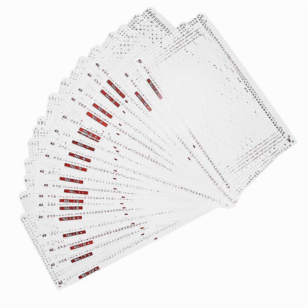 Punch Cards Practical Soft Durable Double Sided Printing Knitting Machine Pattern Card For Sk280 Sk218 Sk325 Sk326 Sk327 Sk328-YuJia