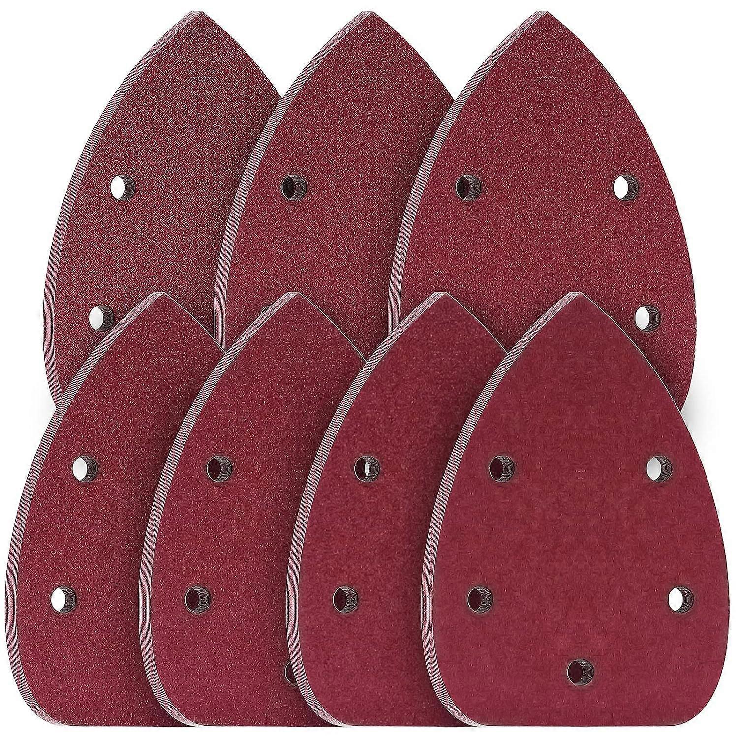 Triangular Sandpaper 10 x 40/60/80/120/180/240/400 Triangle Sanding Disc 70 Pieces for Sander