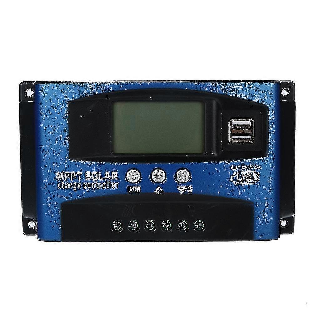 2024 40A MPPT Solar Panel Regulator Charge Controller 12V/24V Auto Focus Tracking