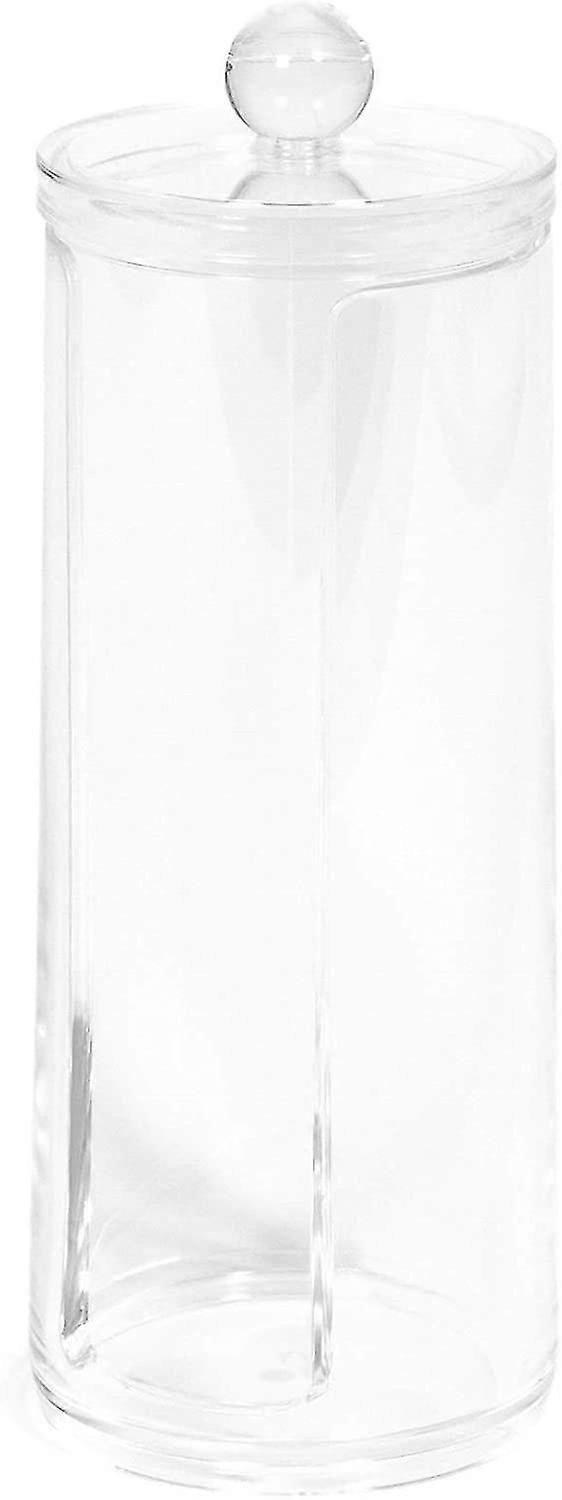 Dispensador de algodón multipiel, transparente, 7,5 x H20 cm, Ran5059