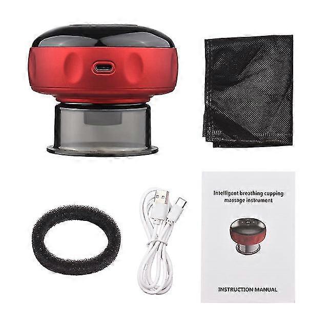 6/12 Model(optional) electric heat cupping device intelligent vacuum scraping slimming therapy cupping meridian massager