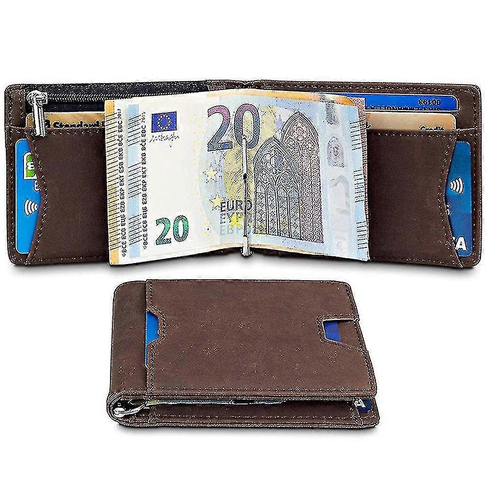 creative rfid men's pu wallet