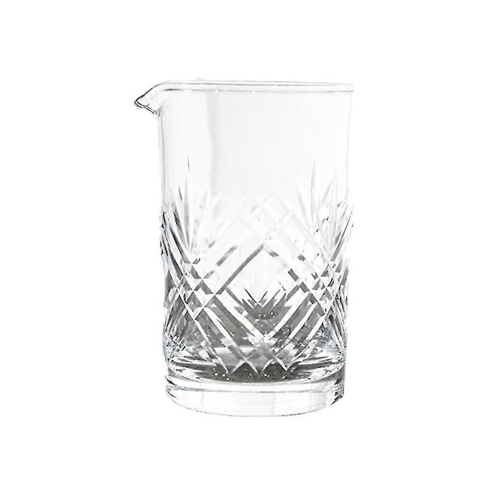 cock tail mixing glass,thick bottom seam less cry stalmixing glass