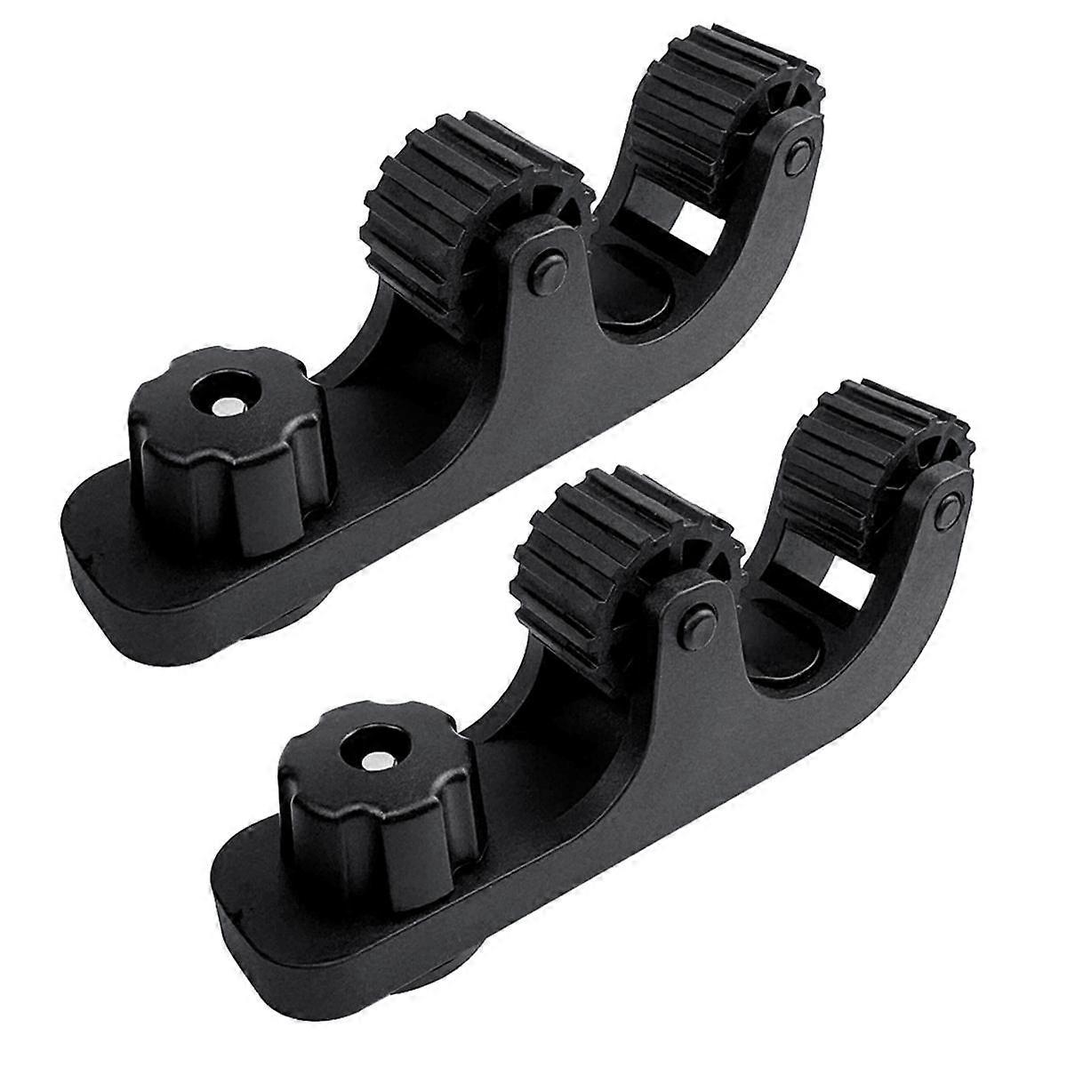 2Pack Kayak Paddle Holder, Kayak Track Mount Accessories Paddle Holder for Kayaking with Longer Thr