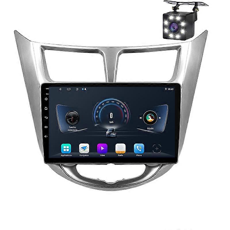 For Hyundai Solaris Verna Accent 1 2010-2016 Car Radio Multimedia Video Carplay Navigation GPS