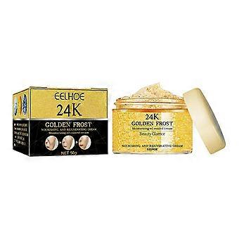50g 24k Golden Frost Moisturizer Facial Brightening Anti-aging Cream Skin Firming Lifting Moisturizing Cream para mujeres niñas
