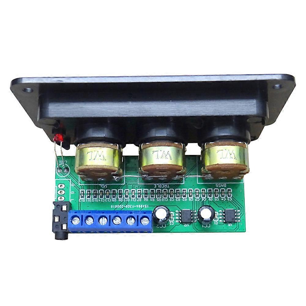 Digital Power Amplifier Audio Board 2X20W Class D Stereo Sound Amplifiers Treble Bass Adjustment Ho