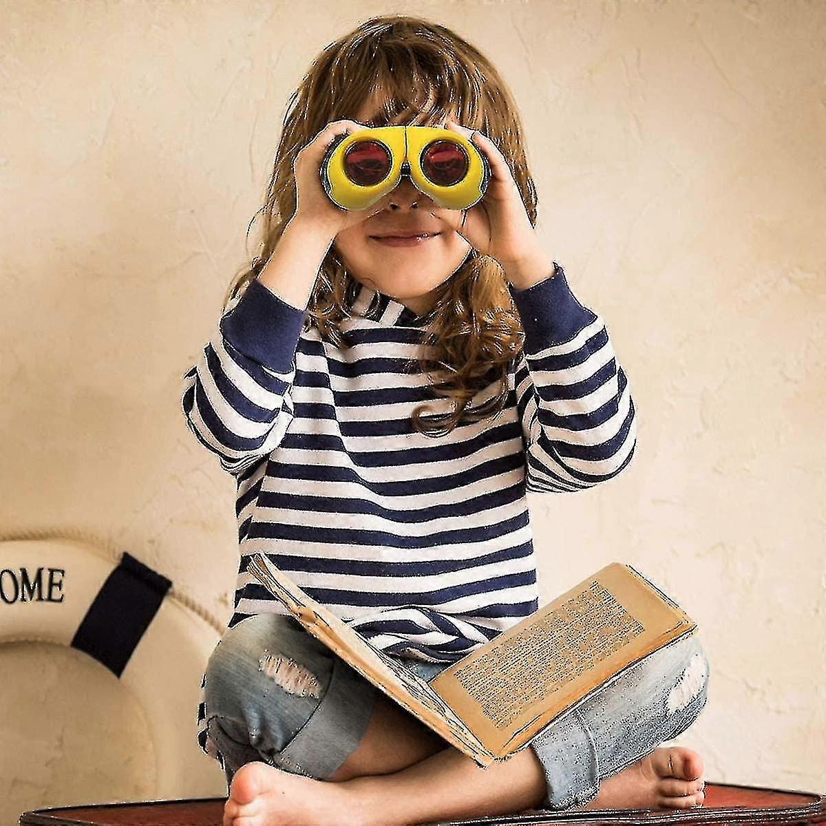 Fgao Compact Shockproof Binoculars For Kids,yellow