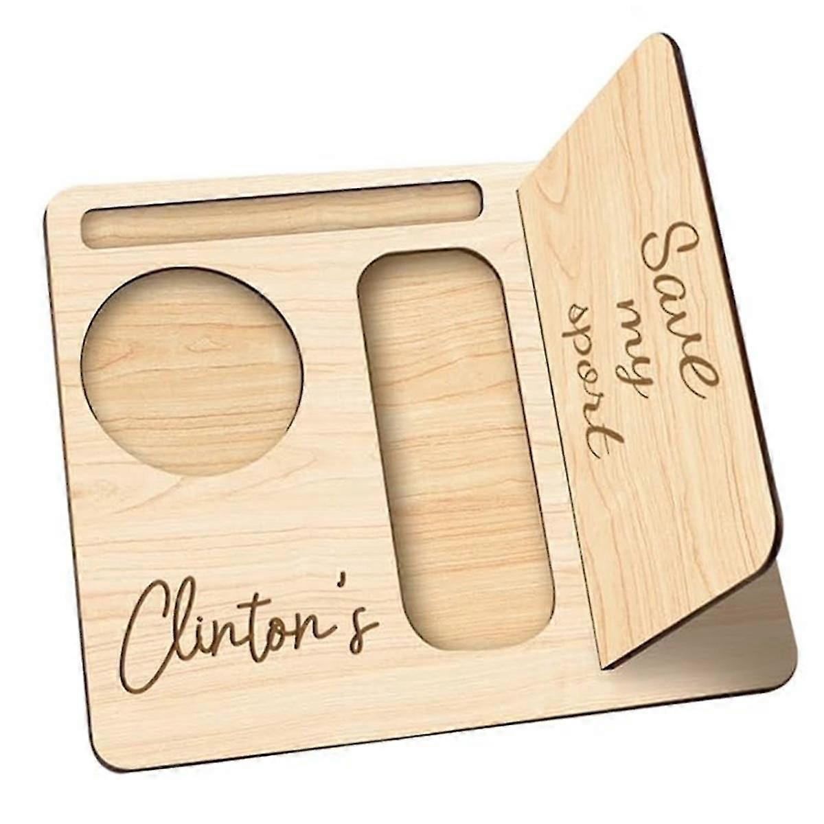 Personalized Birth Flower to Be Read Wood Book Stand, Name Book Shelves Holder Wooden Book Organization Bookshelf-B