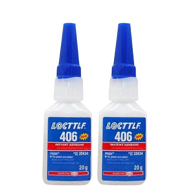 2x Loctite 406 20g Instant Adhesive