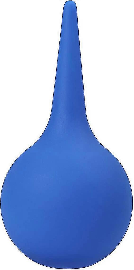Ear Syringe Bulb Ear Washing Rubber Suction Sucker Squeeze Bulb (blue)