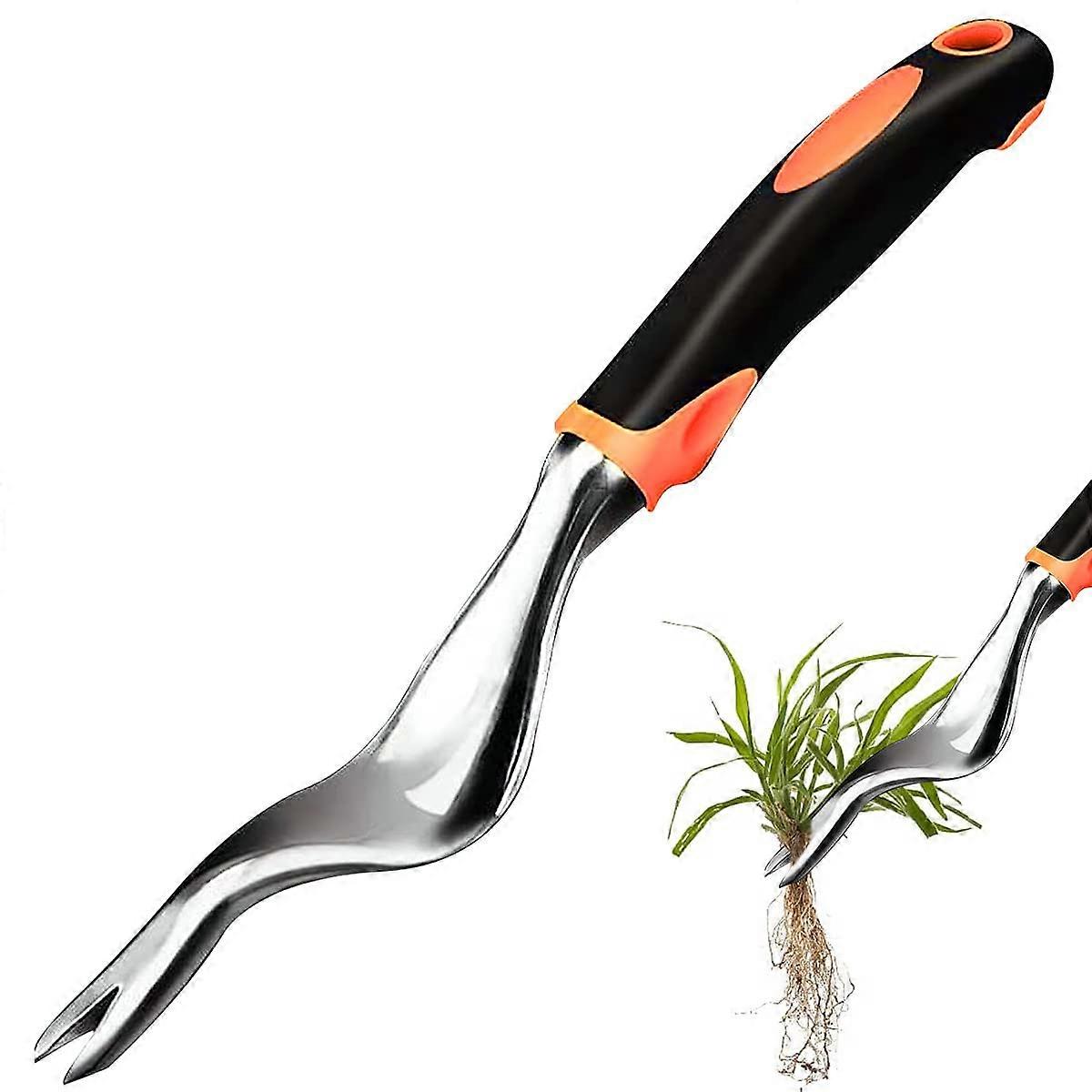 Manual Weeder Root Puller - Weeding Tool - Tool with Rubber Handle