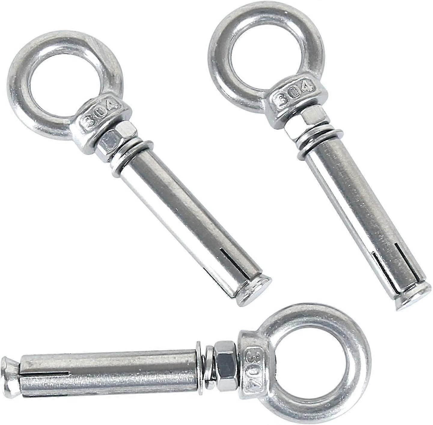 M6 X 80mm μπουλόνια επέκτασης 304 βίδες ματιών αγκύρων αγκυρώσεων αγκυρώσεων επέκτασης ανοξείδωτου