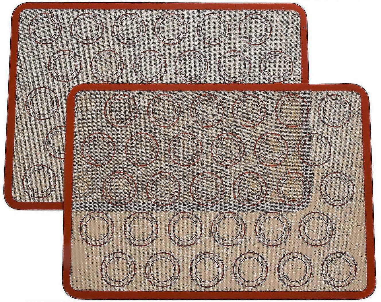 Silicone Baking Mat For Macaron Cookie, Non-stick Mat Large For Macarons/cake/bread, Heat Resistant Silicone Baking Mat For Oven & Microwave