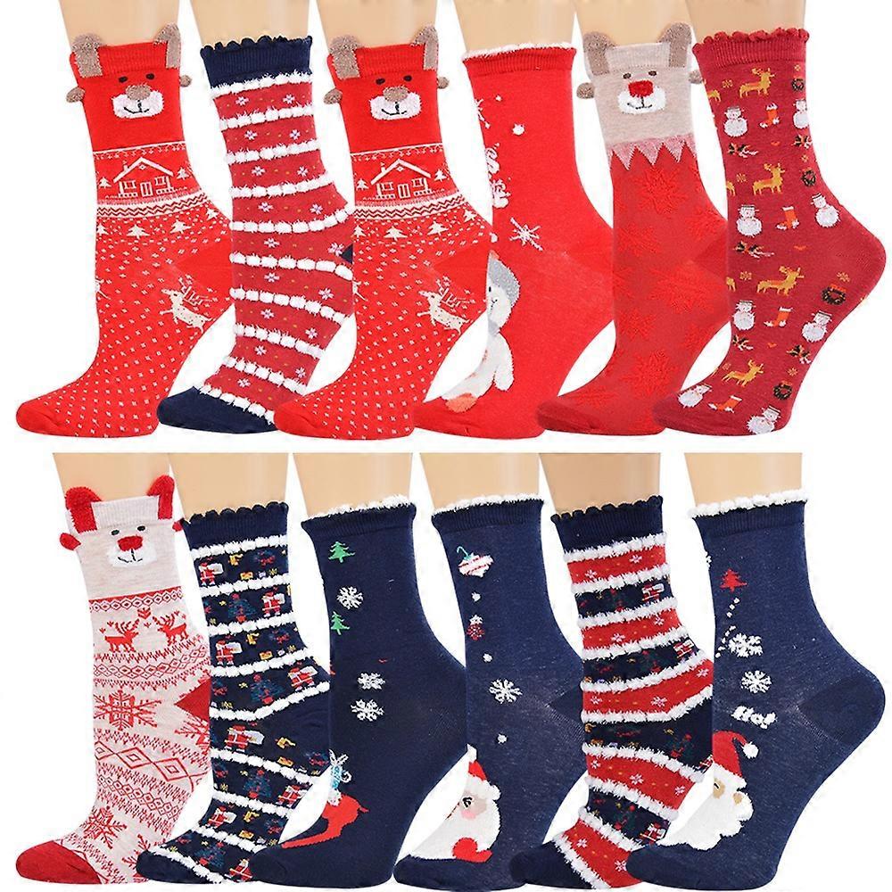 Hem Tofflor Kvinnor Vintergolv Skor Jul Älg Inomhus Strumpor Skor Varm Päls Slides Damer Plysch Tofflor Pantoffels Dames