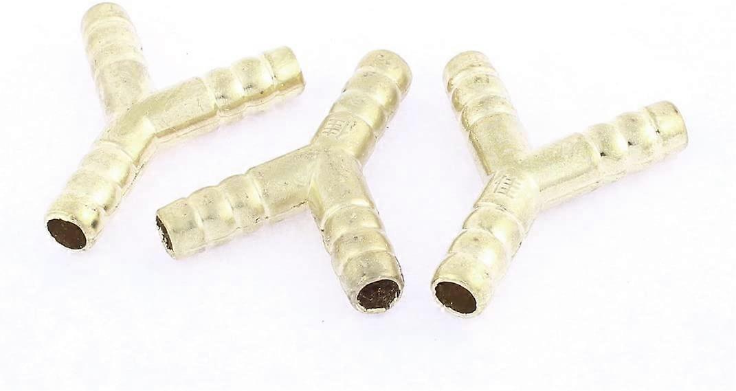 3pcs Y Shape 3 Way Flex Hose Barb Fitting Dia Pneumatic Connector Connector
