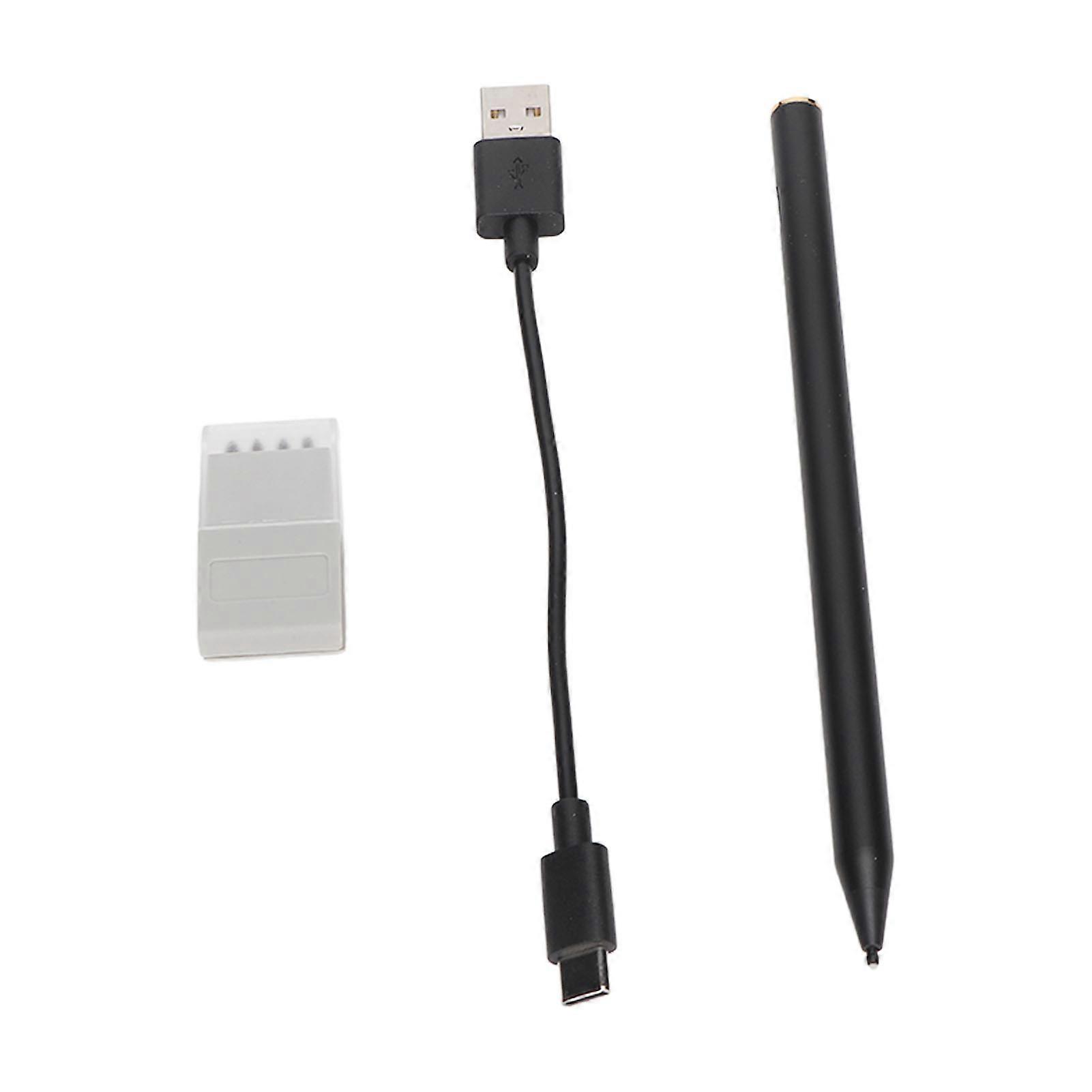 For Surface Stylus 4096 Pressure Sensitive Palm Rejection Shortcut Key MPP 2.0 Smart Pen for Tablet Writing Control Black