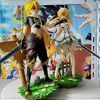 Zhongkaihua Action Figure Anime Lumine Aether PVC - Modello Da Collezione 20 Cm