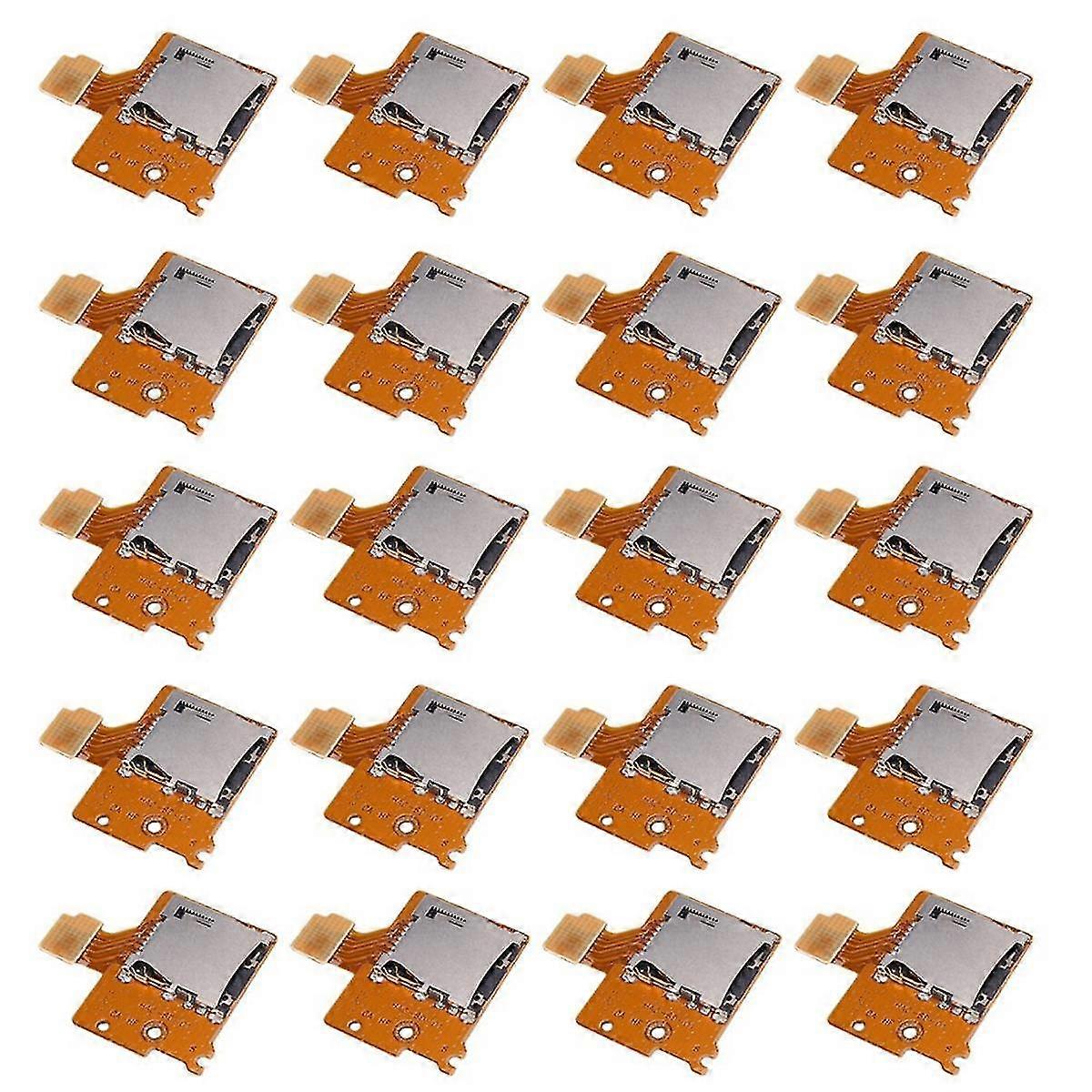 20pcs Micro-sd Tf Card Slot Reader Board For Switch Ns Nx Console Replacement Multifunction Accessory