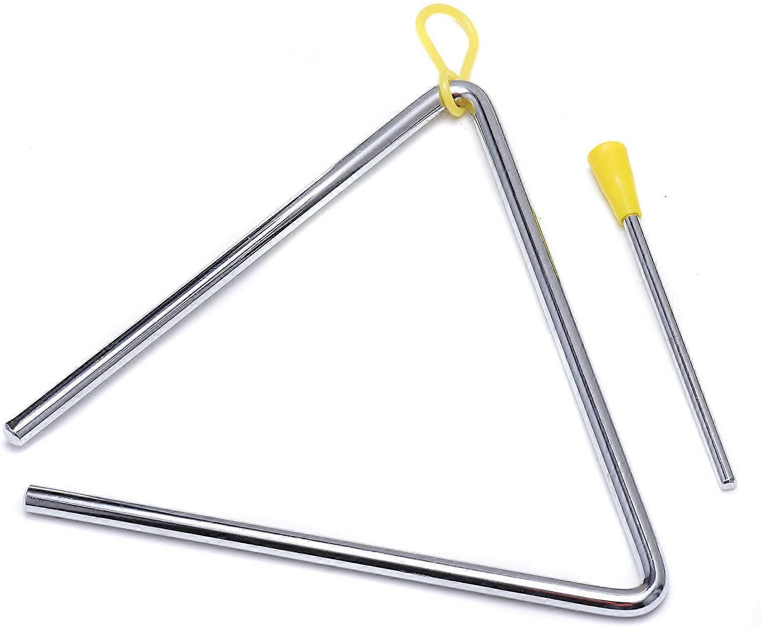 Xceedez inch musical steel triangular percussion instrument with striker