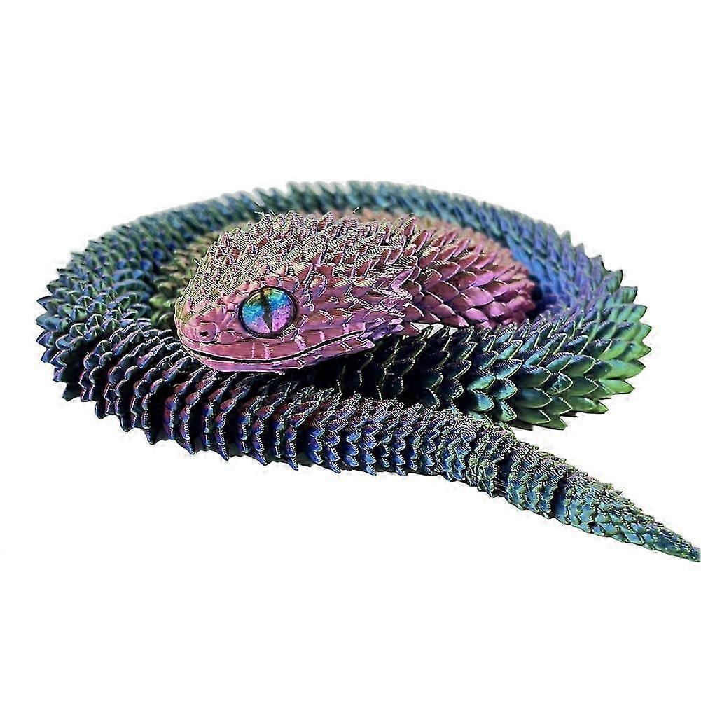 3D Viper Multi-Joint Movable 3D Snake Flexible Articulated Figure Model Gift Gift 3D Gift D