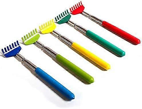 1 PC Portable Retractable Back ers Hand Massager Stainless Steel with Non  Handle Extends