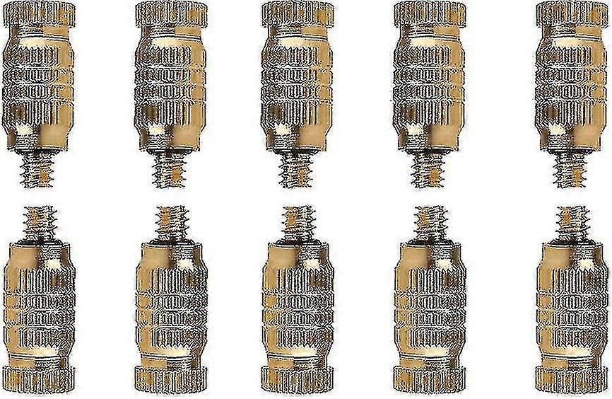 0.1mm Threaded Brass Atomizing Nozzle Atomizing High Pressure Atomizing Sprayer Water Hose Nozzle (pack Of 10) High Quality
