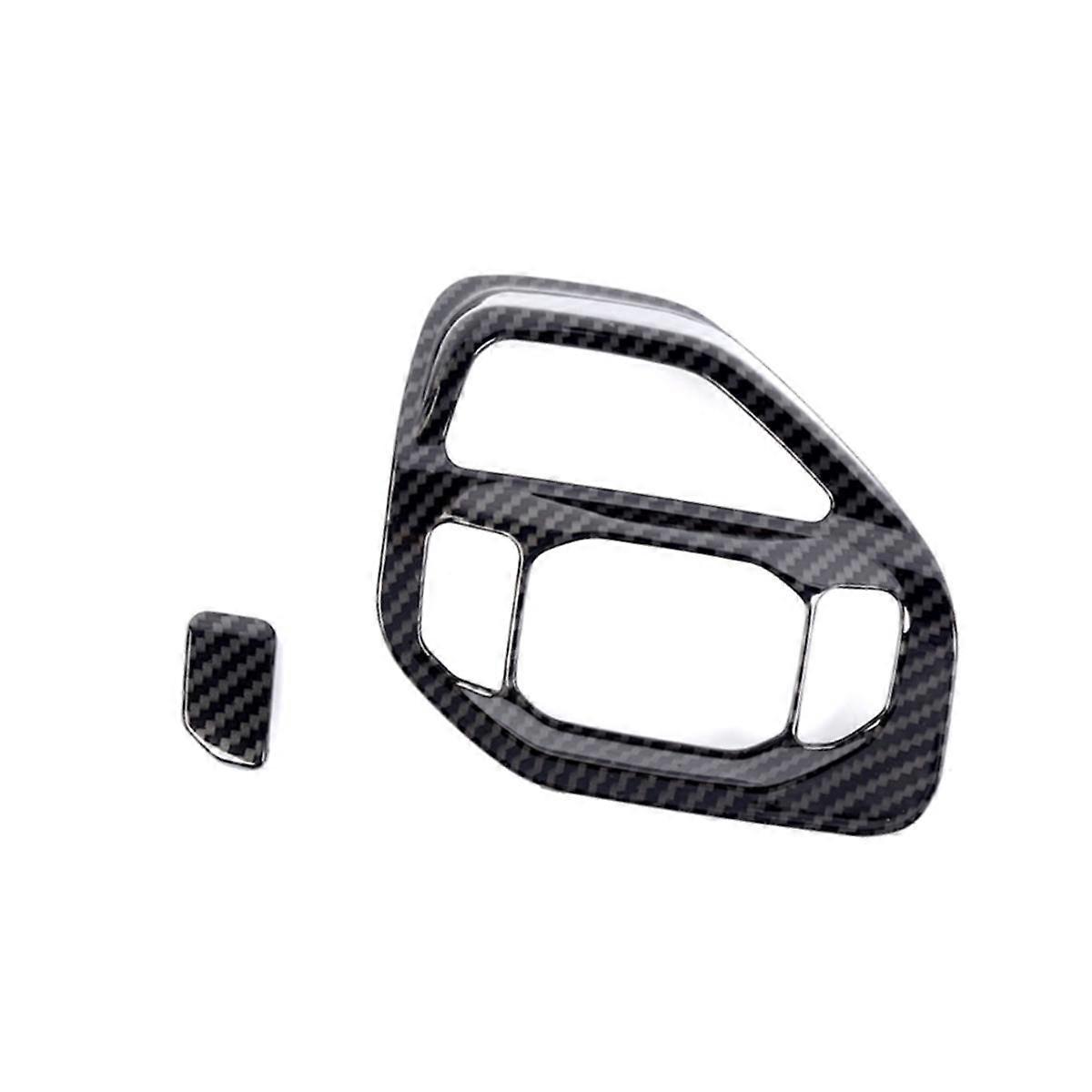 Console 4WD Drive Mode Switch Cover Trim for Ram 1500 2019-2024 Interior Accessories ABS Carbon Fib