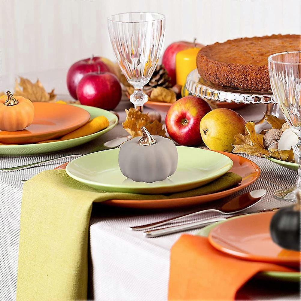 Künstliche Kürbis-Deko Aus Schaumstoff - Realistische Herbstdekoration Für Halloween & Thanksgiving