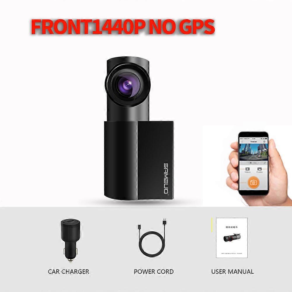 SAMEUO U800 Dash Cam WiFi GPS Dash Camera front and rear Mini Hidde full hd 1080P Super Night Vision DVR 360 Rotation for Cars
