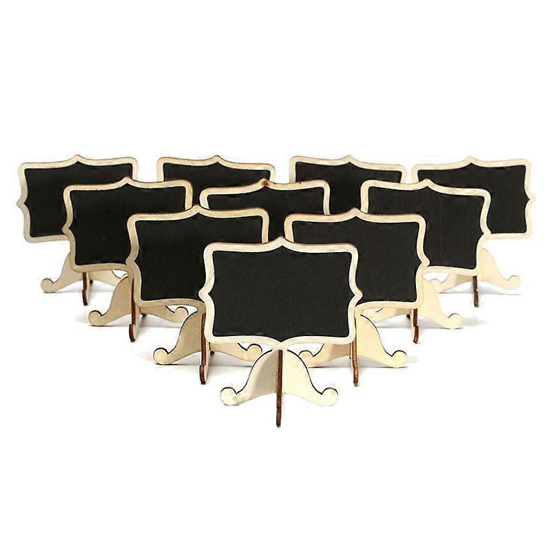 10 Pcs Mini Wooden Small Wedding Blackboard Message Table Number Chalkboard
