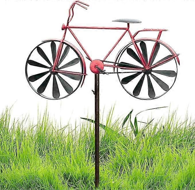 ספינר רוח מתכת לאופניים וינטאג ', ספינר רוח מתכת בחוץ, גינה אופניים וינטאג 'אופנוע ספינר רוח פסלים