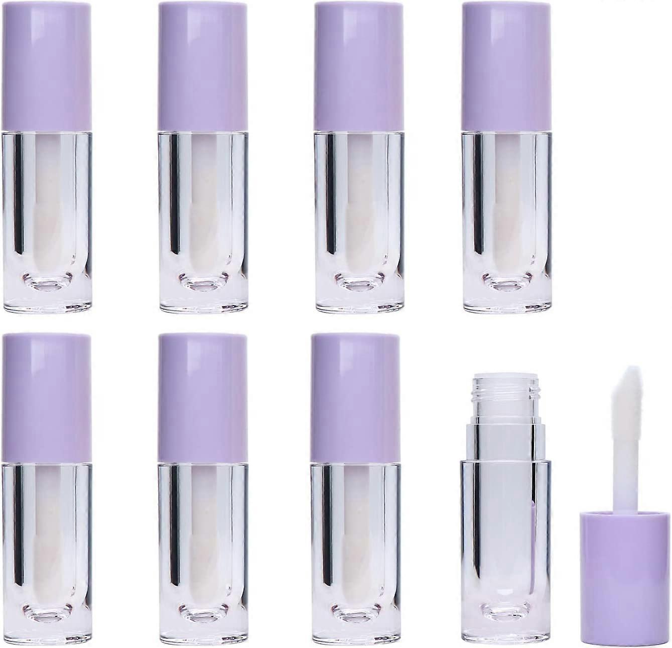 8 Lip Gloss Tubes with Empty Stick, 6.5ml Refillable Lip Gloss Bottle Mini Lipstick Bottle