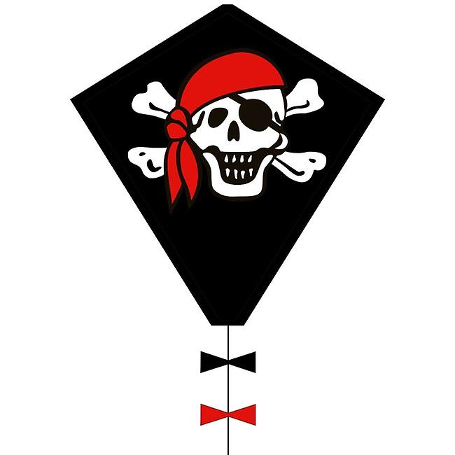 HQ Kites Eddy Jolly Roger 20" Diamond Kite