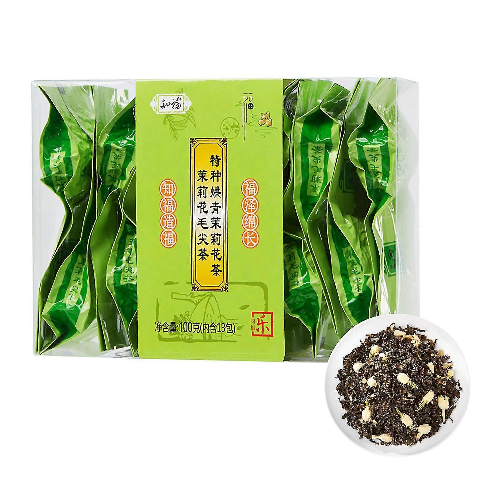 Jasmine Tea Fragrant Complete Flower Shape Natural and Rustic 100g 24 Months Warranty Chinese Tea Loose Leaf