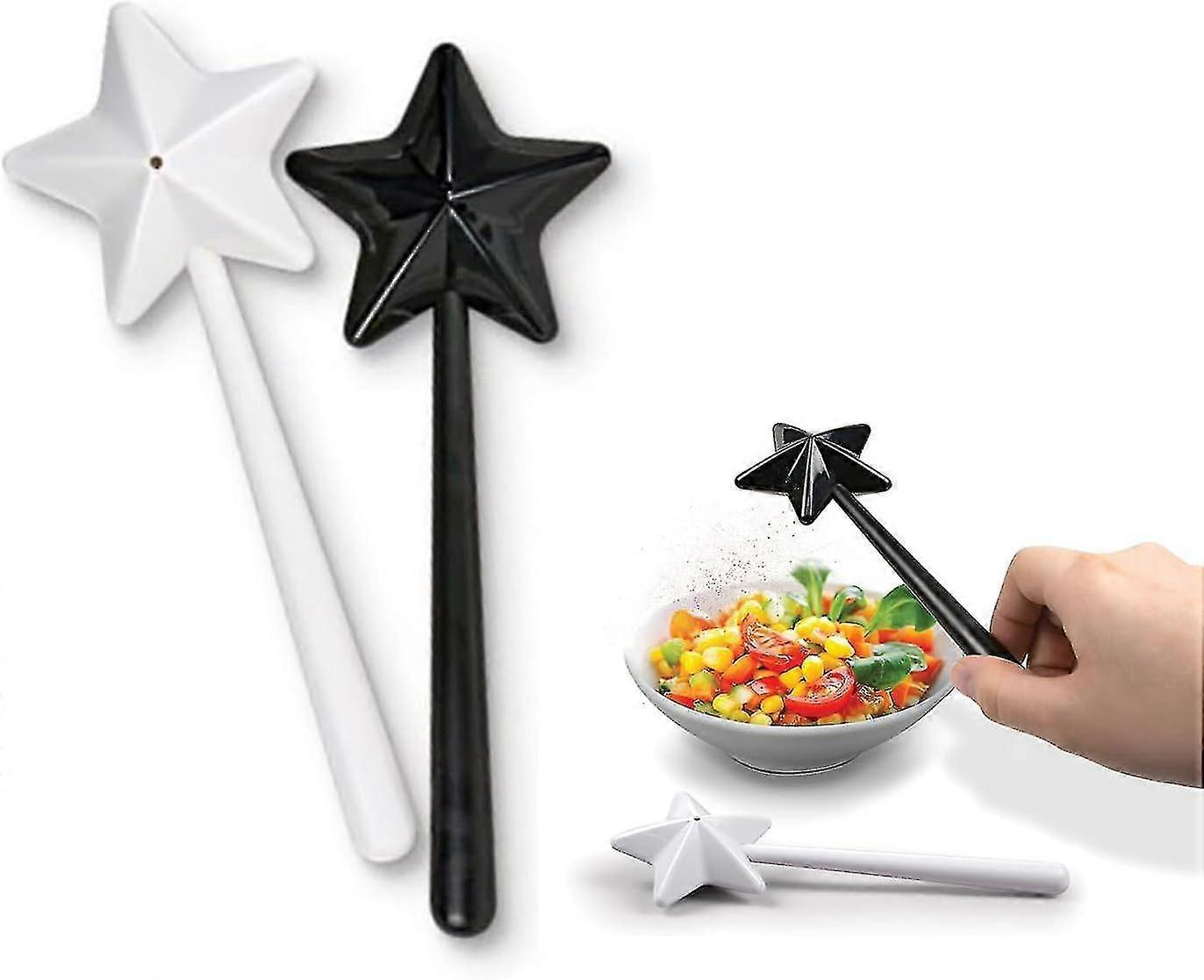 Magic Wand Salt- och Pepparkar - Stjärnformade kryddkar