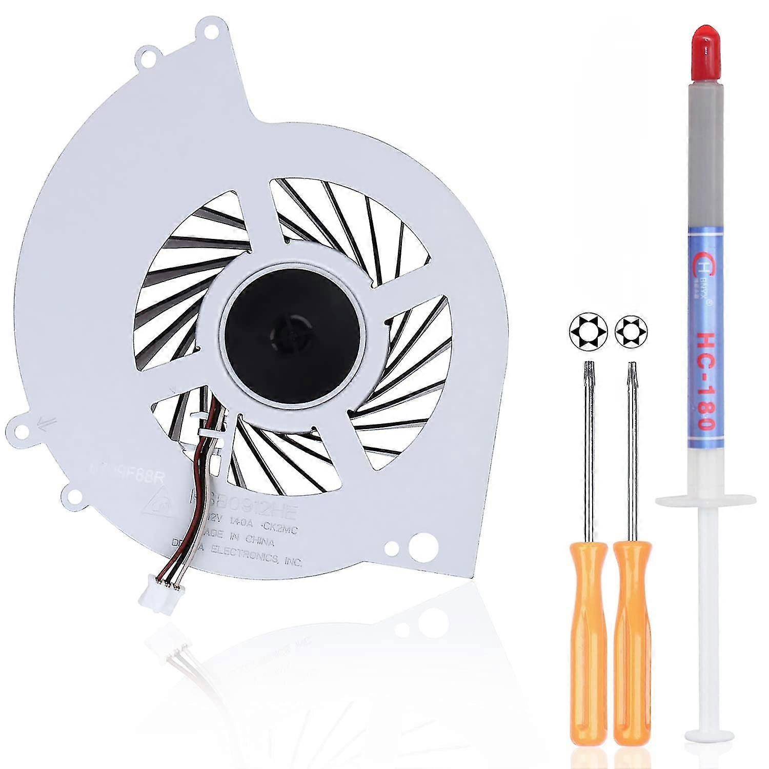 Ps4 مروحة تبريد داخلي بديل للمبرد لسوني بلاي ستيشن 4 وحدة تحكم الألعاب Cuh-1200 Cuh-1215a أدوات لصق حراري كيت