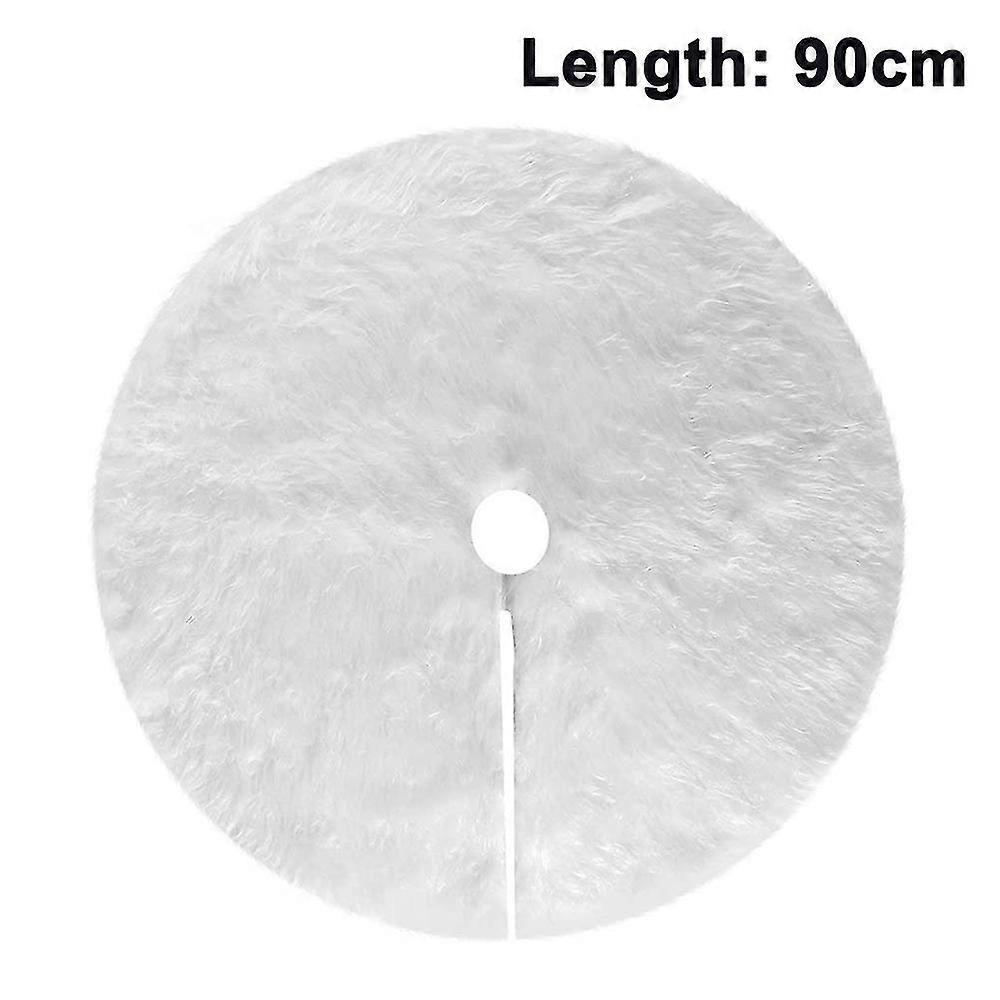 Plush Christmas Tree Skirt-90cm