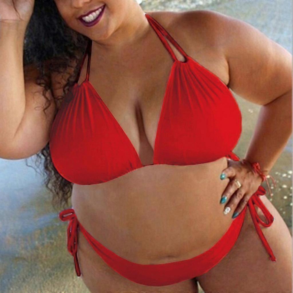 Baddräkt Dam Enfärgad Push Up Vadderad Plus Size Bikiniset Baddräkt Baddräkt Dam Baddräkt