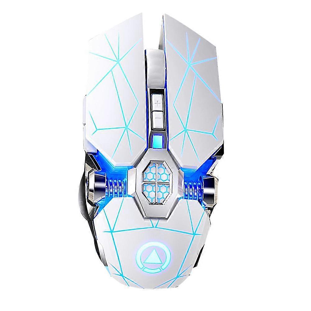 Bluetooth Mouse, Rechargeable Wireless Gaming Mouse With Silent Keys